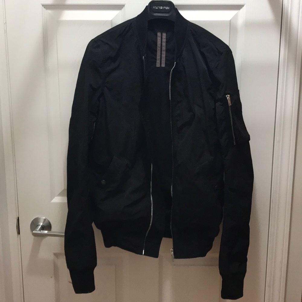 9.5/10 Rick Owens DrkShdw Black Bomber Jacket